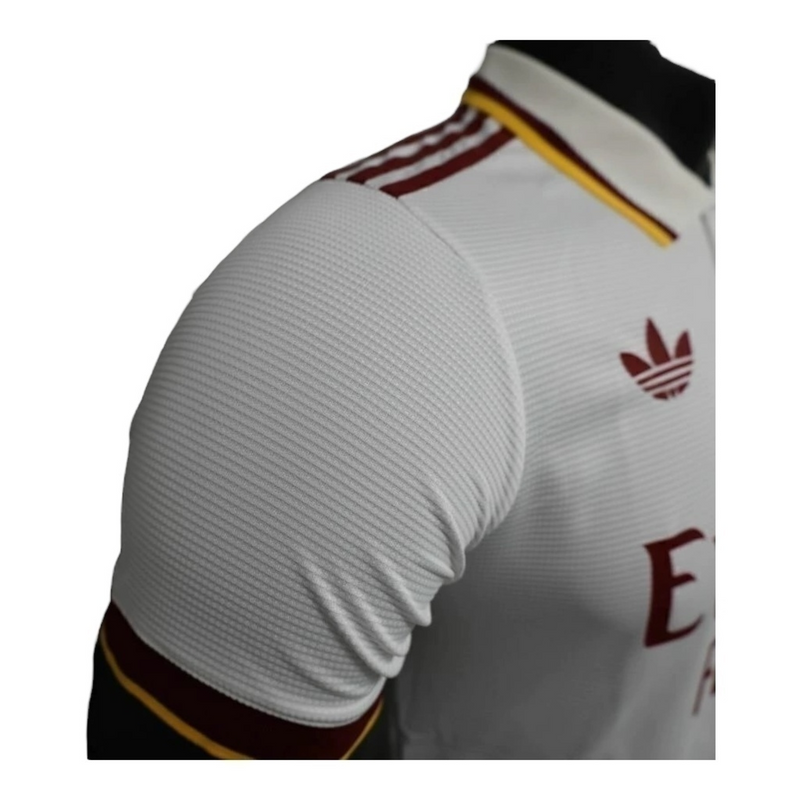 Camisa Arsenal III 25/26 - Jogador Adidas Masculina - Branca com detalhes em vinho