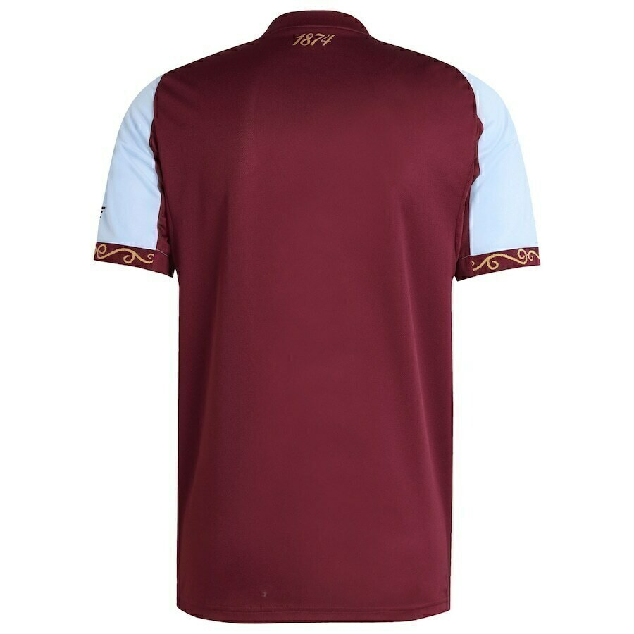 Camisa Aston Villa I 25/26 - Torcedor Adidas Masculina - Vinho e azul