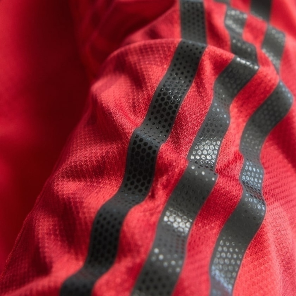 Camisa Manchester United I 25/26 manga longa - Torcedor Adidas Masculina - Vermelha com detalhes em preto